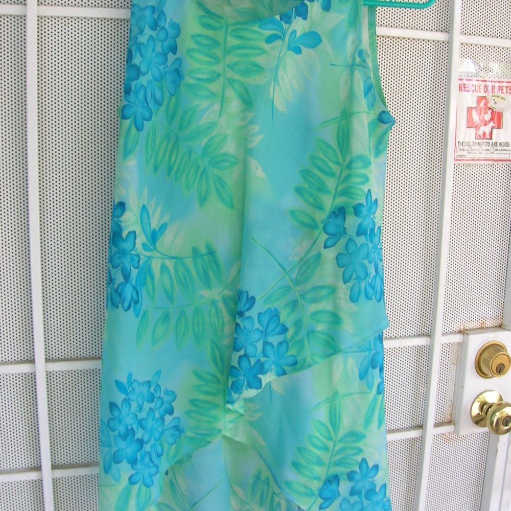 Sheer sleeveless dress